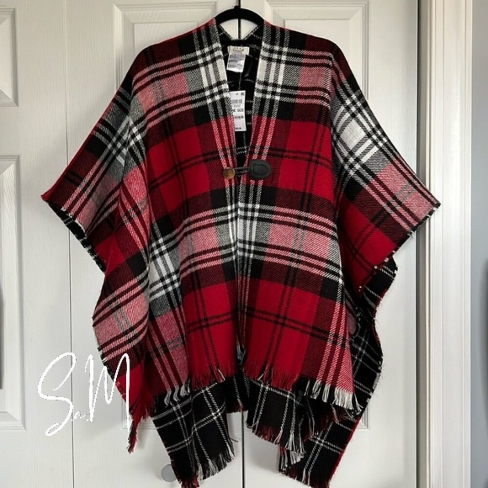 NEW Style & Co.'s Women's Reversible Plaid Wrap Topper!